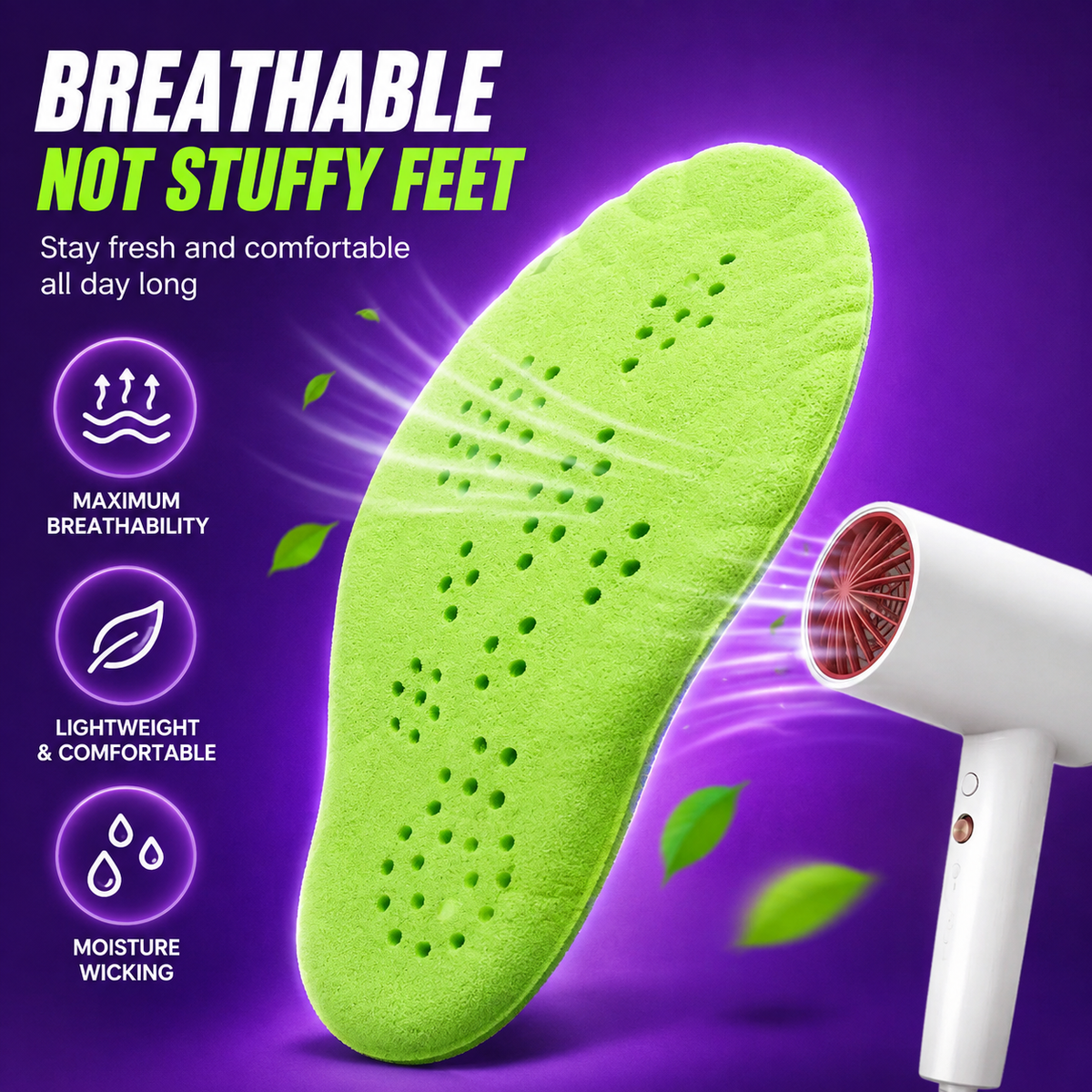 Comfort and support Insoles