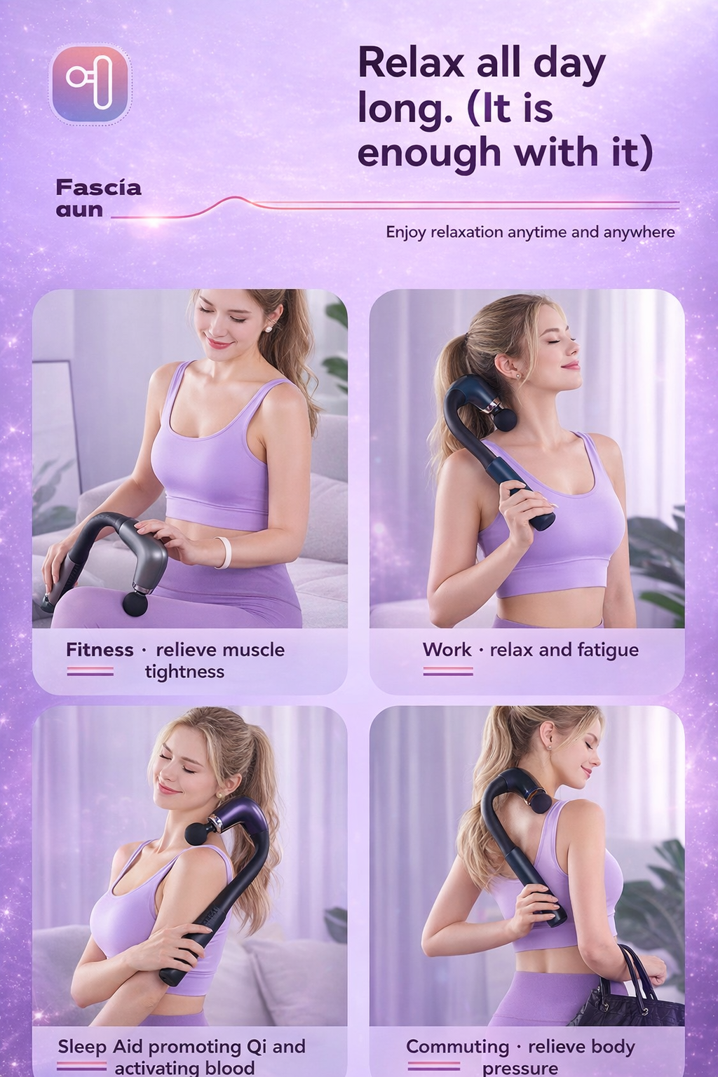 Smart Hammer Massage / Marteau de massage electrique avec manche